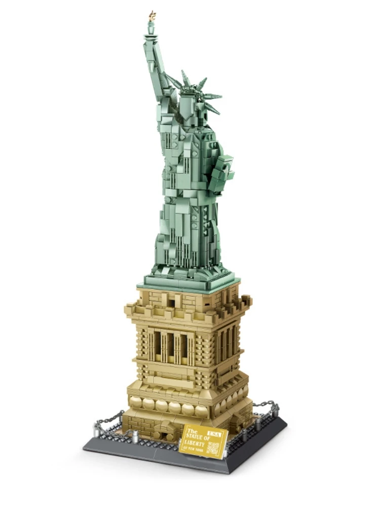 1409PCS Het Vrijheidsbeeld Architectuur Grote Collectie Bouwstenen Set Model Cadeau voor kinderen en volwassenen Compatibel