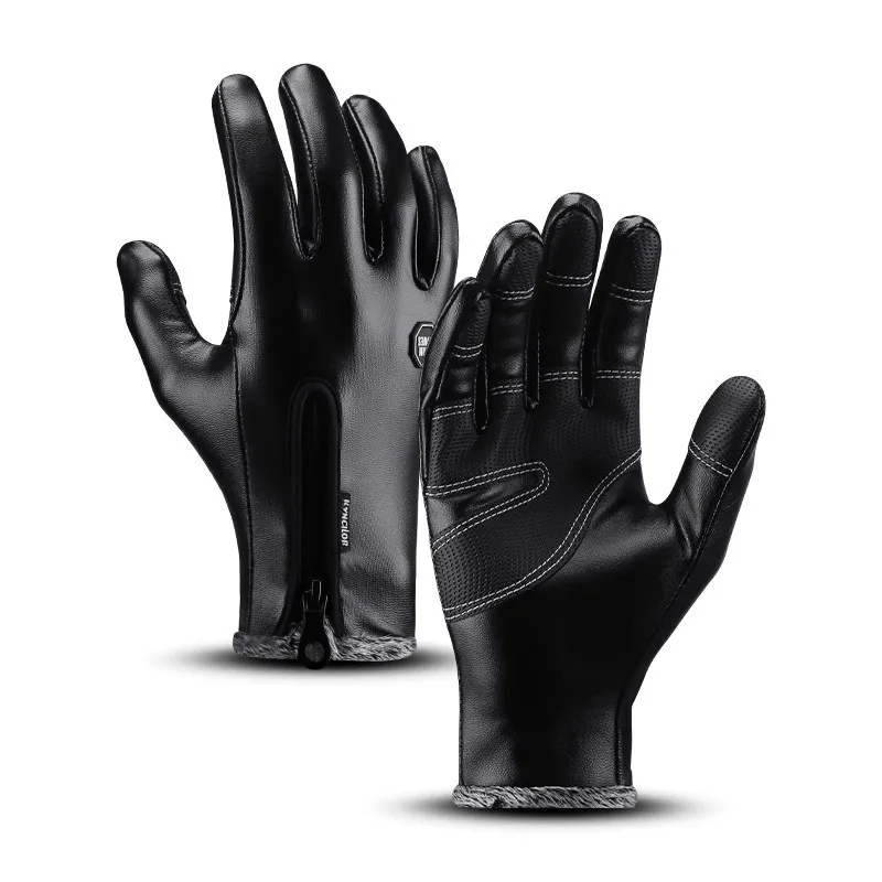 AliExpress Kyncilor Winter Gloves Cycling Gloves Leather Touch Screen Gloves Sports Thermal Climbing Camping Bycicle Electric Vehicle Gloves