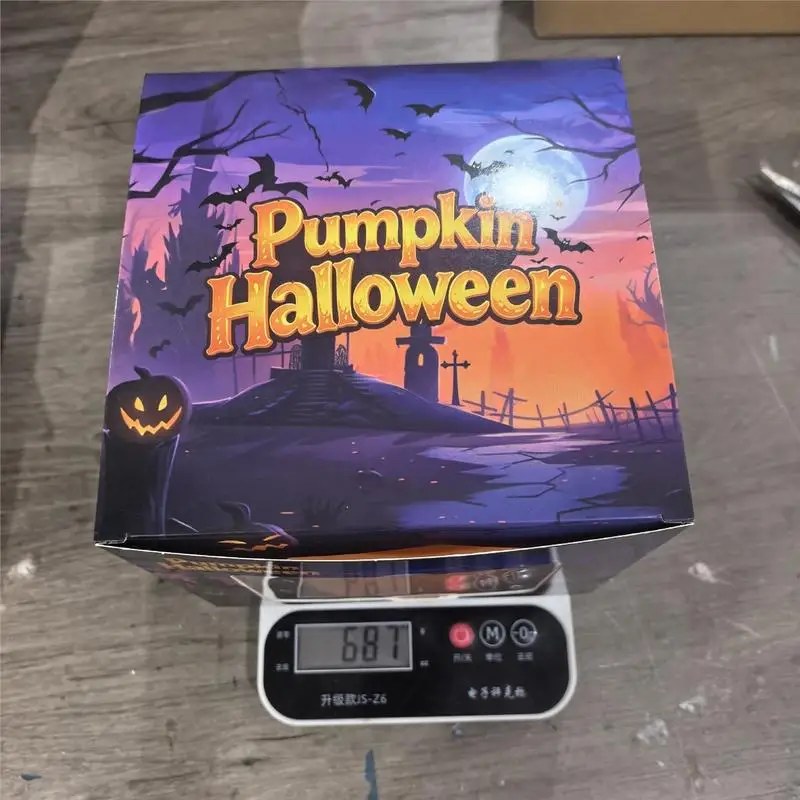 New Halloween Super Pumpkin 19cm Pinch Music Stress Relieving Toy Rebound Stress Relieving Artifact Creative Gift