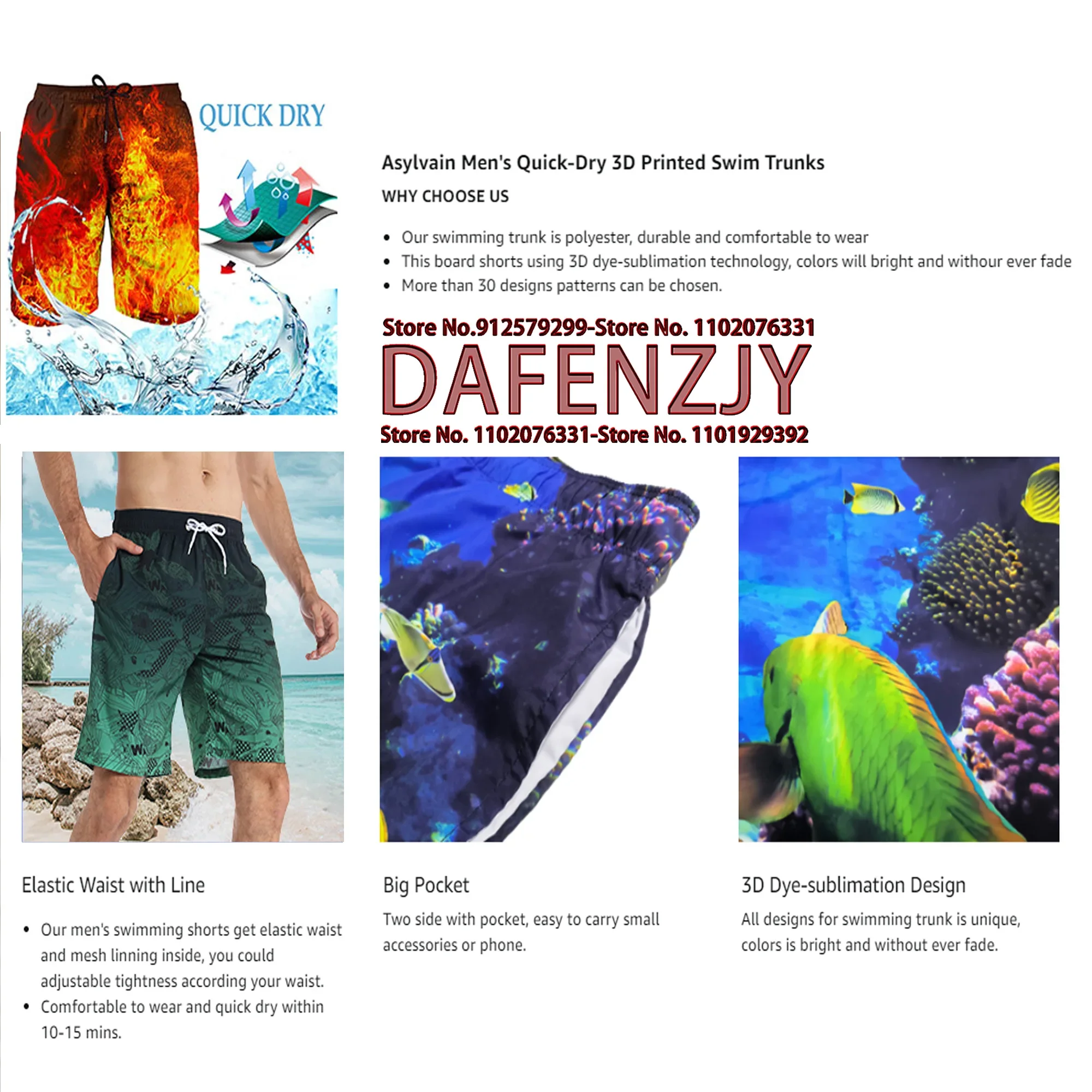 2024 Summer Personality T Shirt Custom Shorts Casual Breathable Beach 3D Shorts For Men