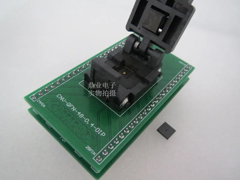 

QFN48/DIP48 48QN40S16060 Гнездо для проживания, позолота, сиденье для тестирования микросхем, испытательный стенд для тестовой розетки