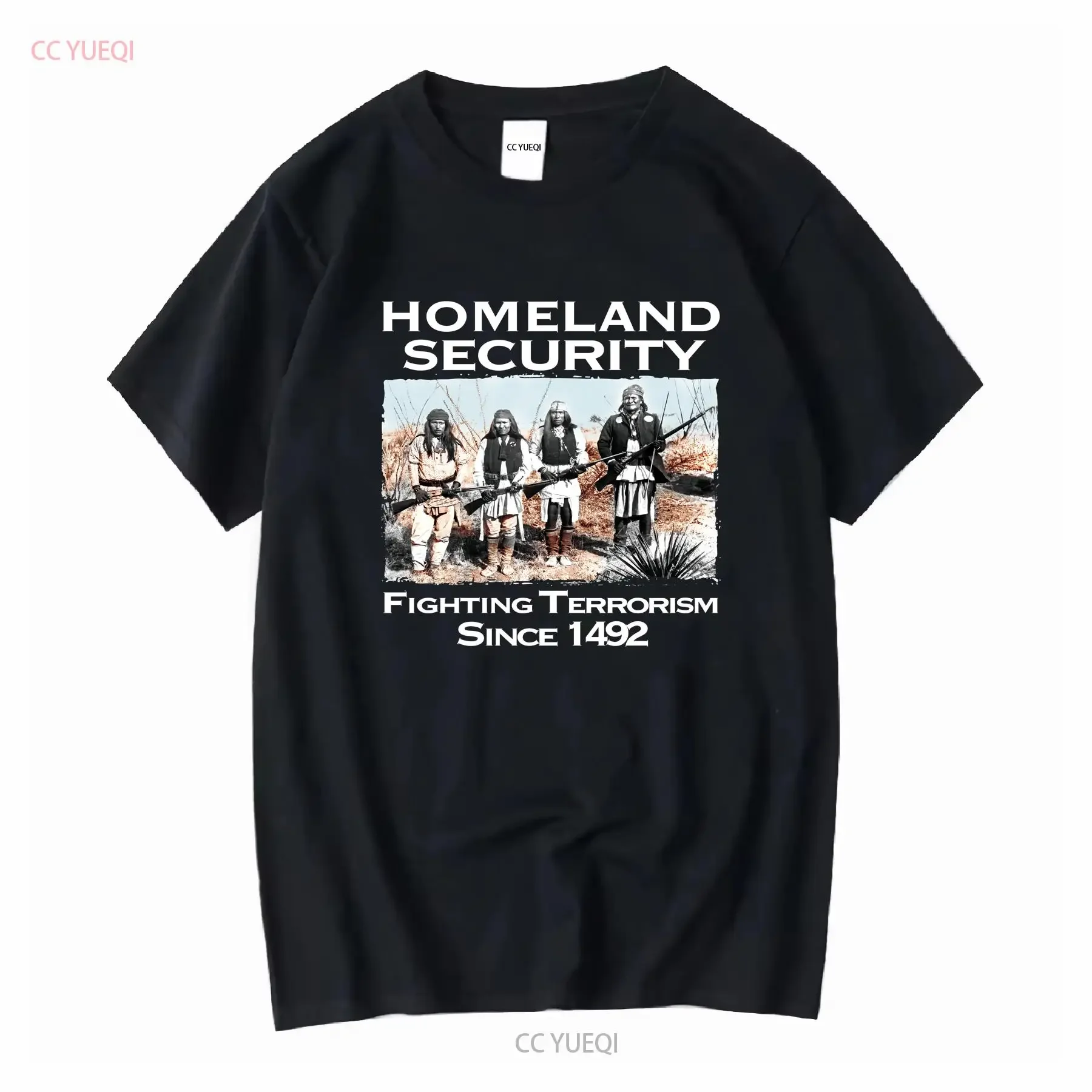 Homeland Security Fighting Terrorism Since 1492 T Shirt US Screen FREE USA Shipping USATs5 long or short sleeves vintage