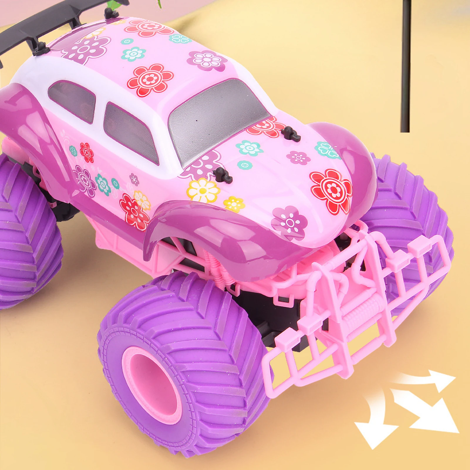 Girls Remote Control Car 4WD All Terrains Off Road Car Toy For Kids Girls