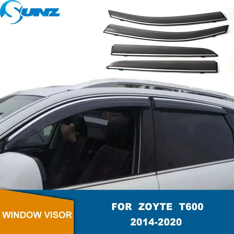 

Weathershileds For Zoyte T600 Coupe 2014 2015 2016 2017 2018 2019 2020 Car Door Window Visor Wind Sun Rain Guard Deflector