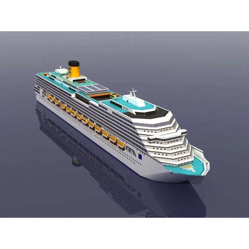 Social Science Costa Pacific Paper Model Ship Model Handmade Gift Assembling Model Jigsaw Puzzle Model