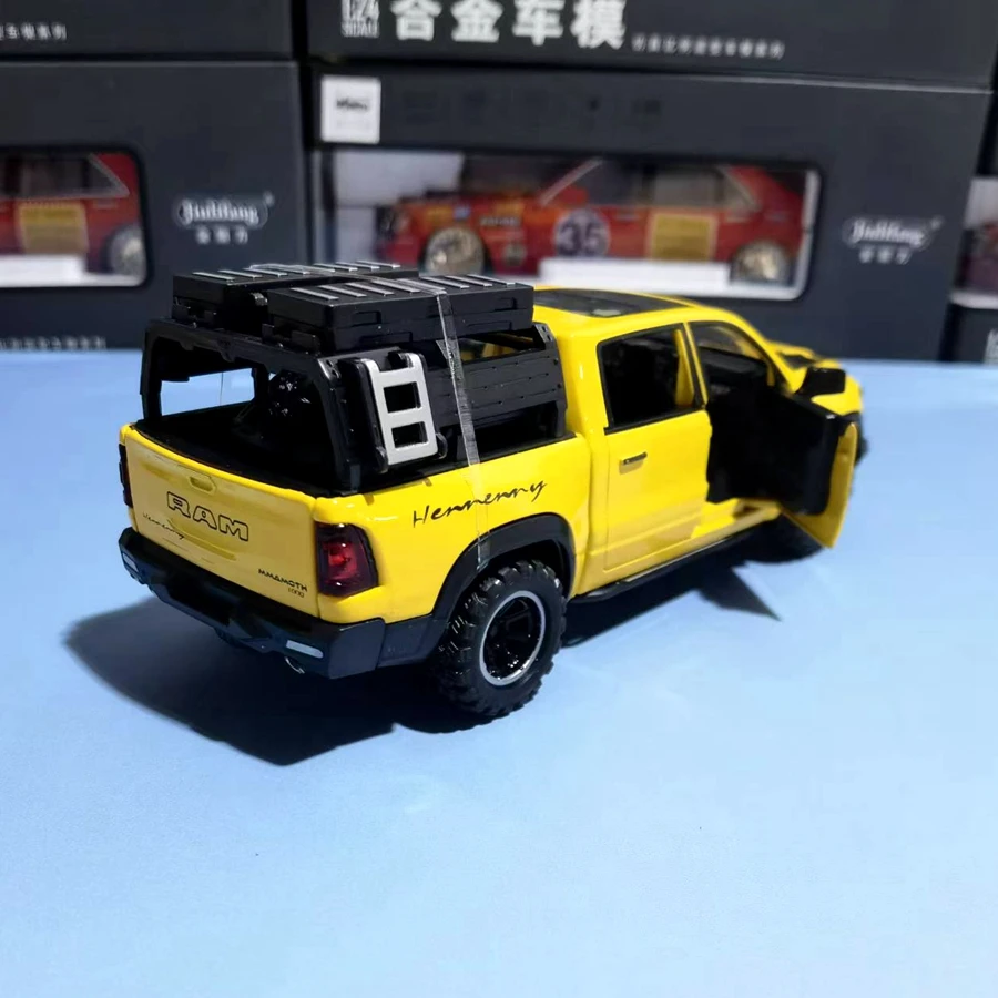 1:32 MAMMOTH PICKUP Legering Model Auto Diecasts Speelgoed Met Geluid en Licht Voertuigen Decoratie Speelgoed Voor Kinderen Gift