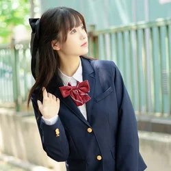 University School Girl Blazer Winter School Uniform Navy Coat uniformi delle scuole superiori giapponesi Suit Girl student Jacket Seifuku