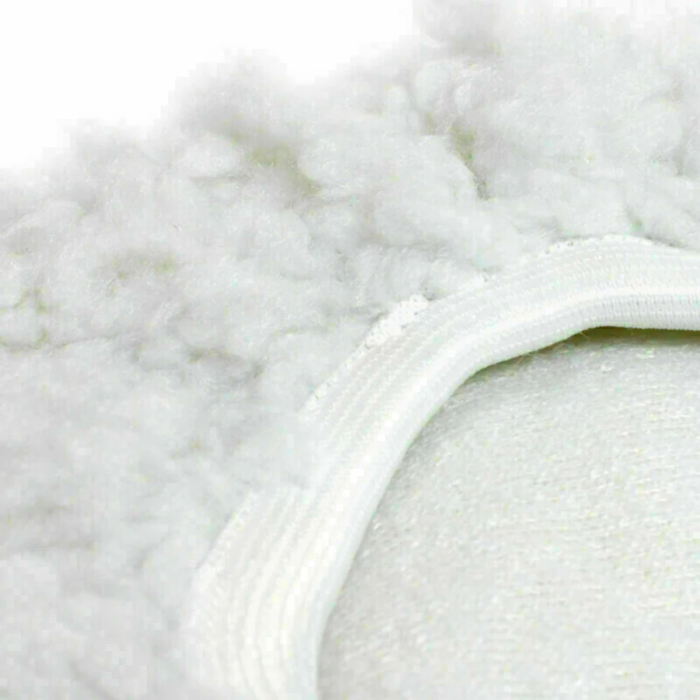 Wool Buffing Pads Soft Waxing White 5pcs 9-10 inch Car Elastic Environmentally friendly Polishing pad Reused 2020