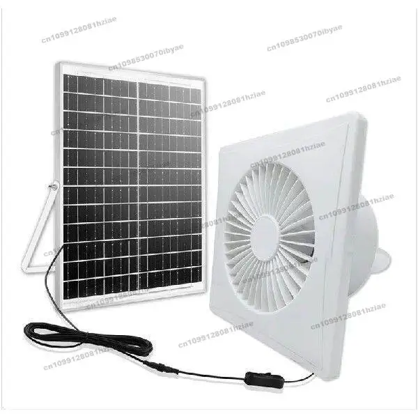 FOR Ventilation 6-Inch High-Speed Solar Silent Fan with 8W