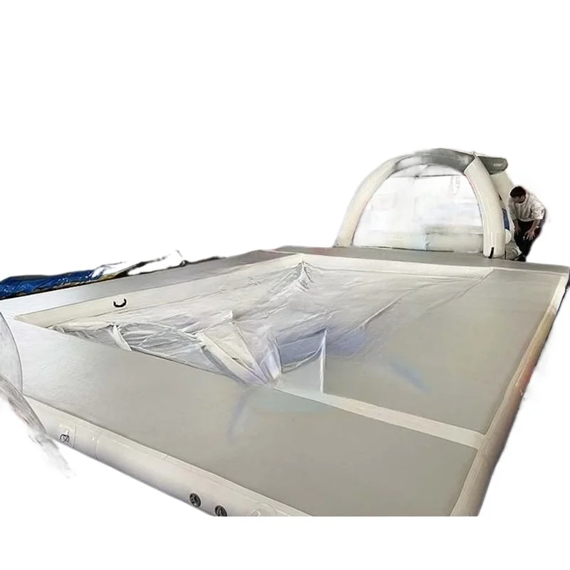 Inflatable water bar, sea sofa, water table decoration floating platform