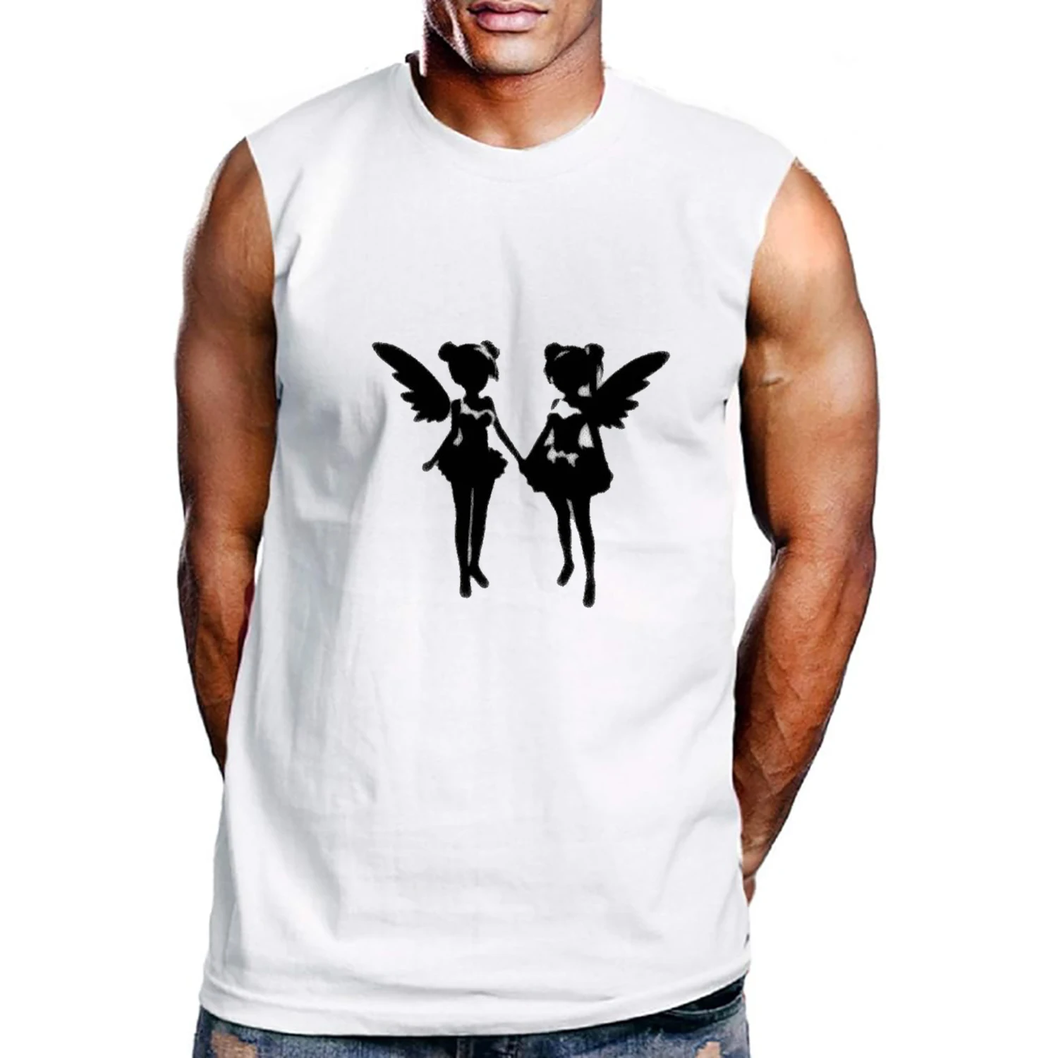 New Rapper Drake for All The Dogs Album Print T Shirt Men Cotton Hip Hop Sleeveless T-shirt Trend Clothes Tank Tops