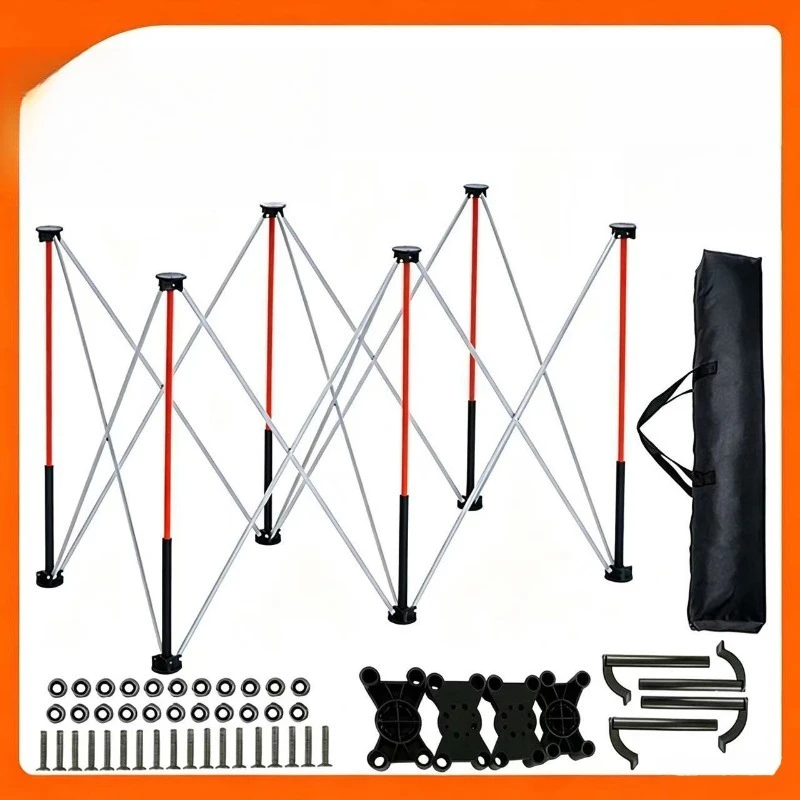 Multifunctional telescopic thickened aluminum alloy spider leg workbench Adjustable foldable bracket Woodworking site
