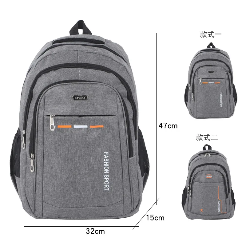 School Travel Outdoor New Men Backpack Leisure Travel Rucksack Student Schoolbag Commuting Leisure College Students Backpack