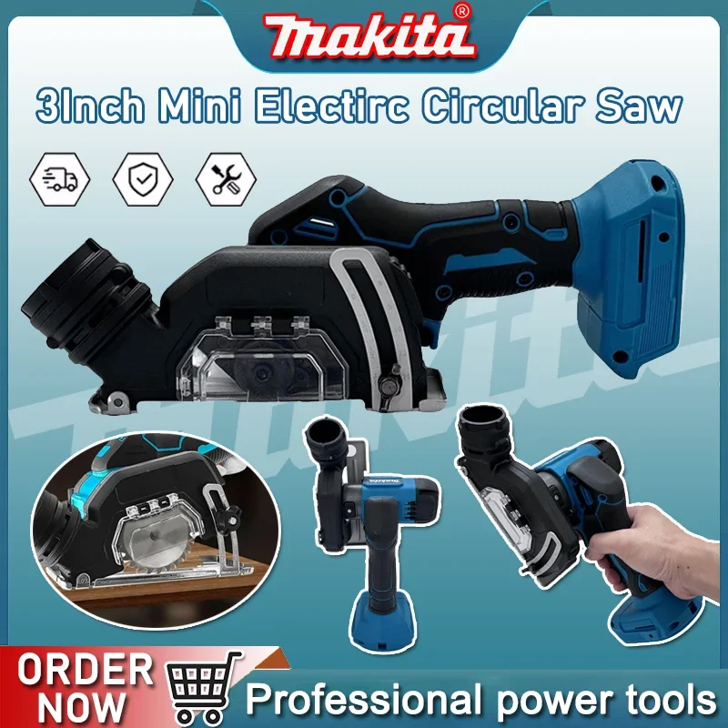 

Makita Rechargeable Handheld Electirc Cut Off Grinder Tool 18V Battery 3Inch Mini Brushless Electric Circular Saw Cordless