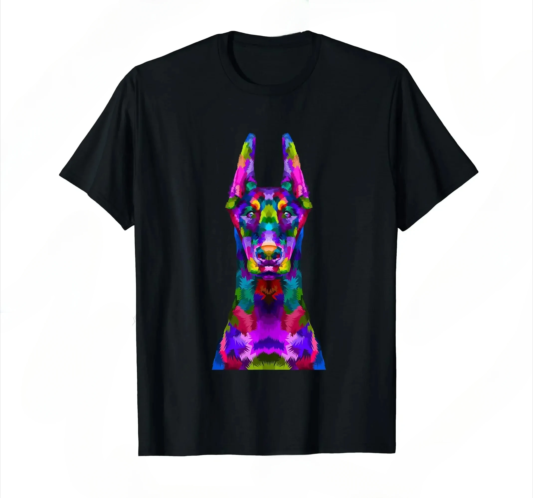 Dobie Doberman Pop Art Portrait For Dog Owners T-Shirt