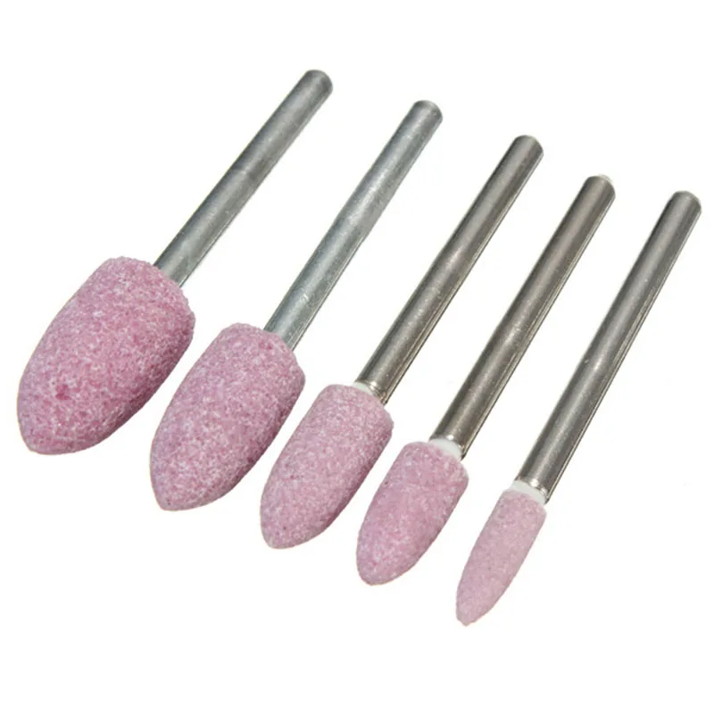 10PCS 1/8 "สีแดงขัดขัดหินโรตารี่เครื่องมือบดล้อใหม่ Drop Shipping