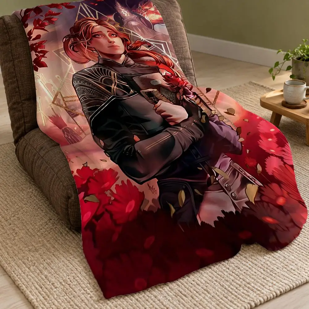 Clair Obscur Expedition 33 Throw Double Sided Flannel Throw Blanket Soft Warm Washable Home Decor