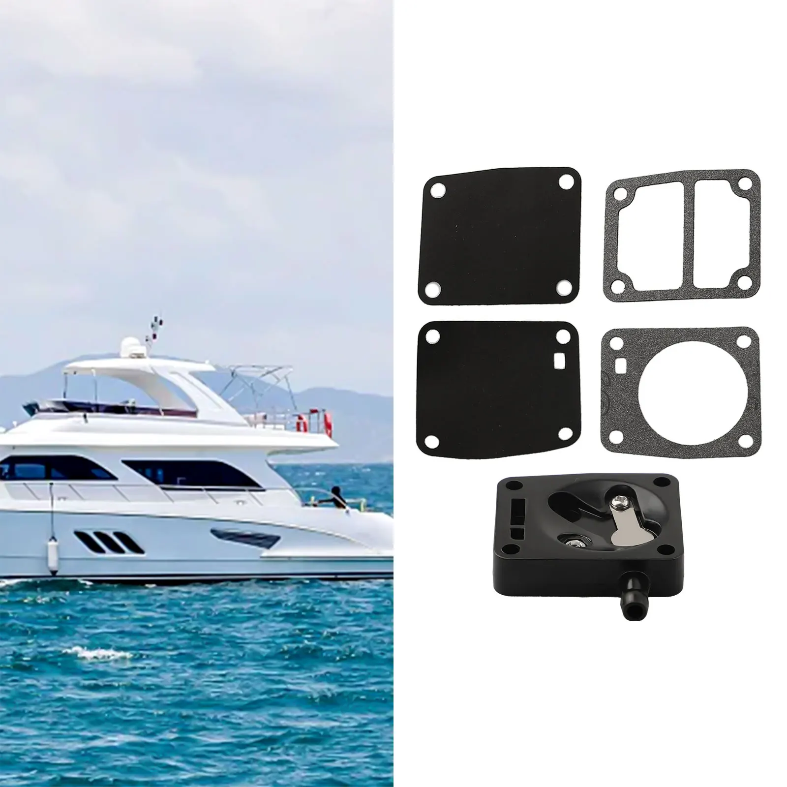 Features Carbureted Fuel for outboard Fuel Pump Repair Kit High Performance for outboard Fuel Pump Reliable Performance