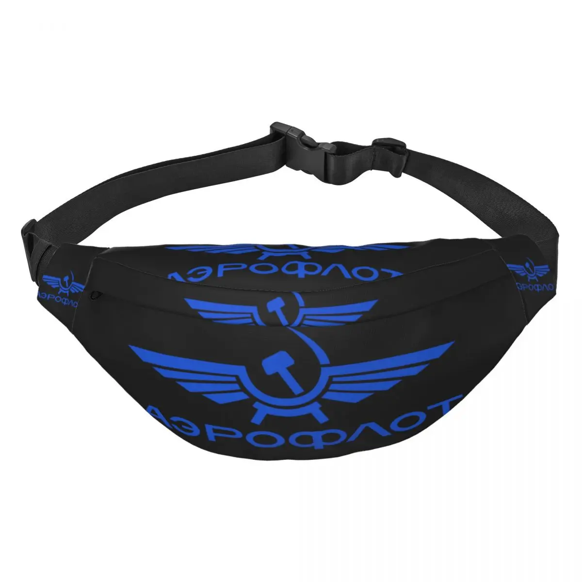 Aeroflot-Unisex Multifunções Sling Crossbody Bag, Cintura Pack, Peito Malas, Short Trip Pack, Soviética Airlines