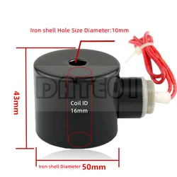 2W/2S Series Solenoid Valve Water Valve Air Valve Coil 160-15 200-20 250-25 220v 24v