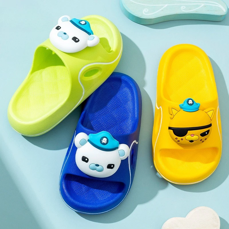 

Octonauts Cartoon Slippers for Men And Women Peso Barnacles Kwazii Soft Non-Slip Summer Indoor Home Shoes Gift