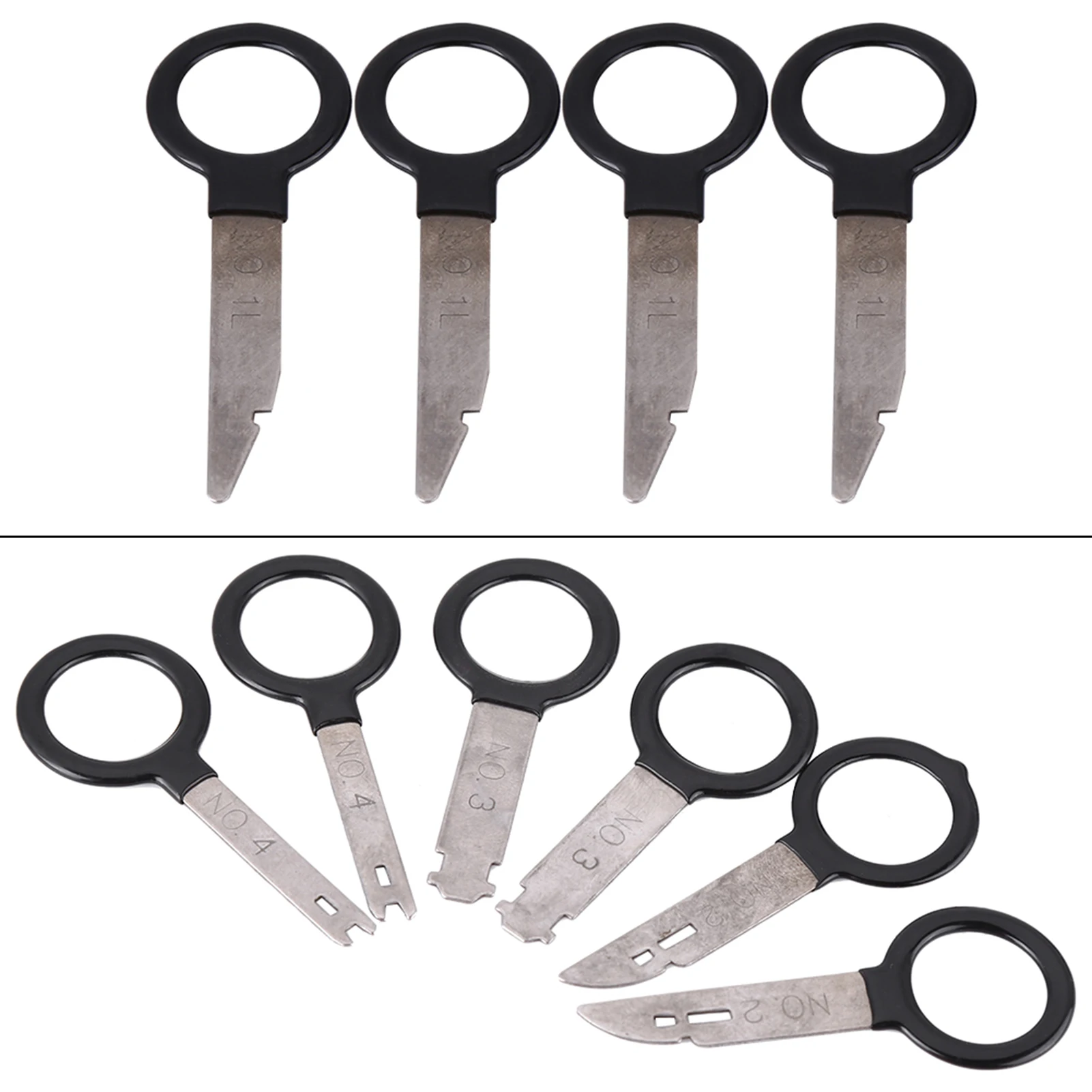 20Pcs Universal Car Audio Stereo Radio Removal Key Tools Set for Easy Install and Removal Car Trim Panel Removal Accessories