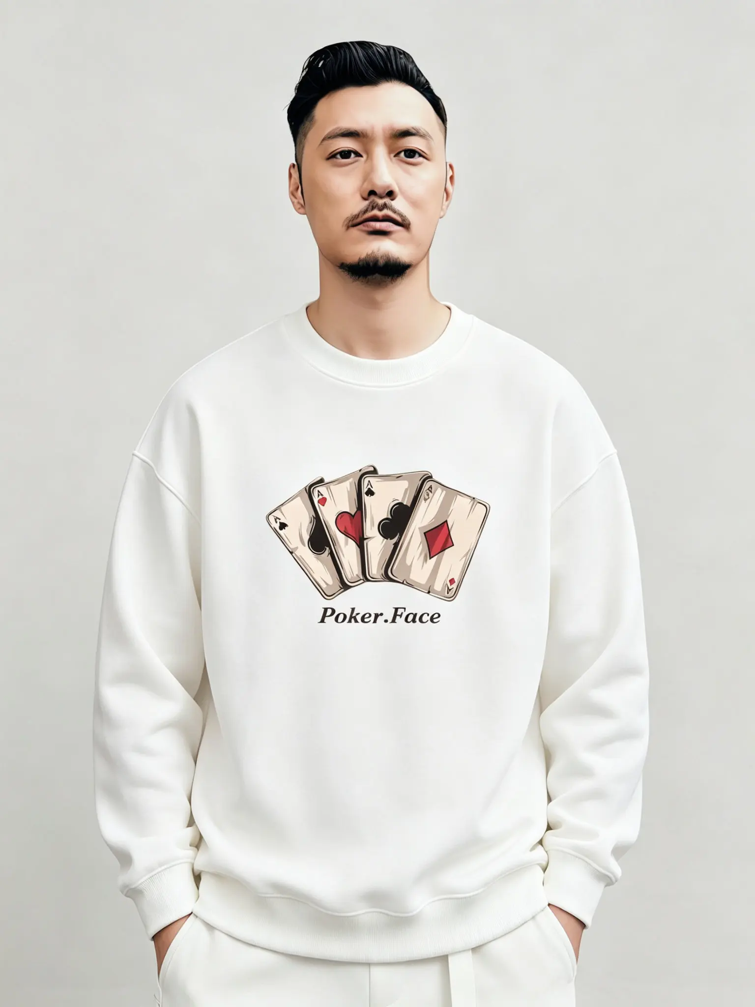 men's-round-neck-thin-fleece-hoodie-creative-poker-print-heavyweight-winter-jacket-warm-comfortable-loose-fit-long-sleeve-swe