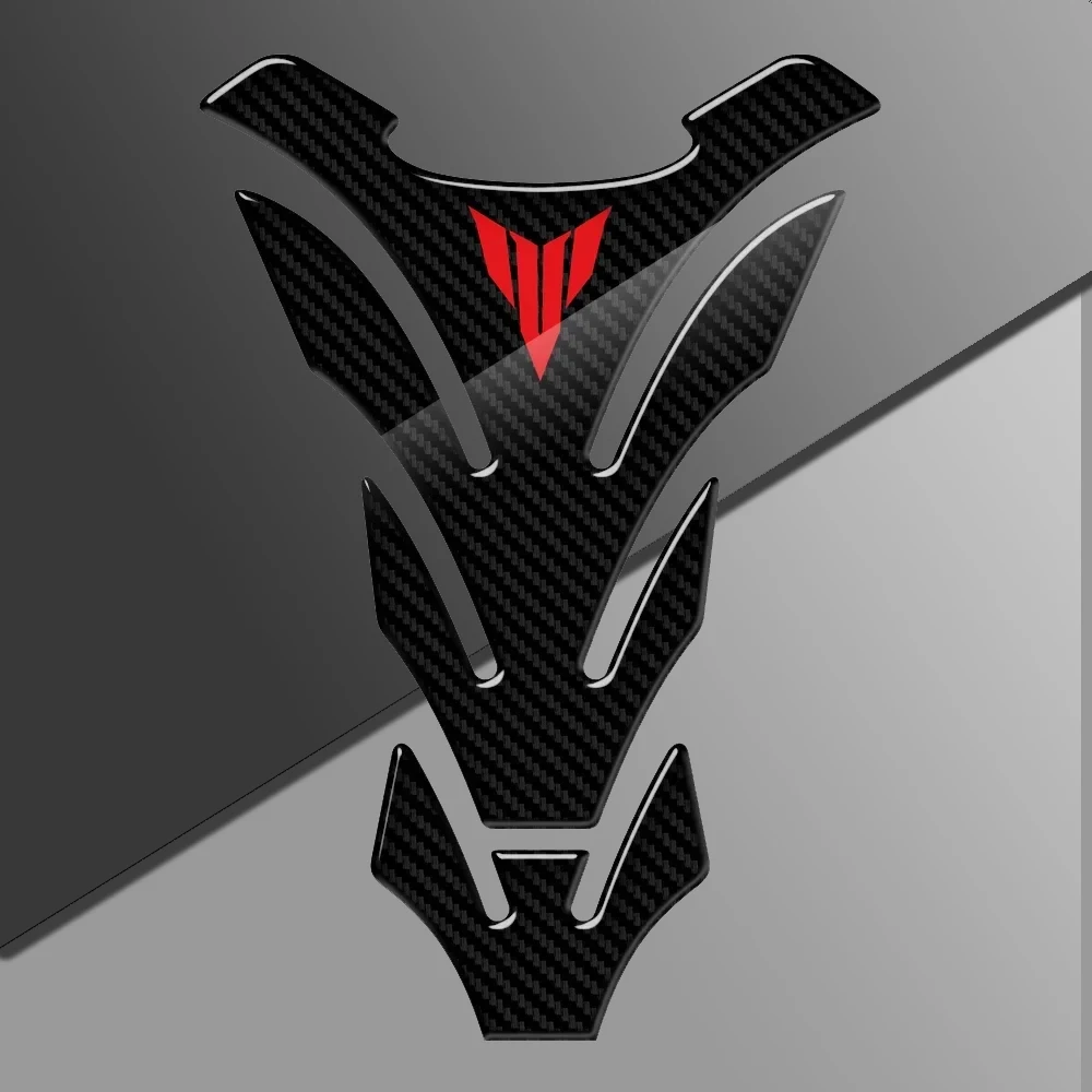

For Yamaha MT01 MT03 MT09 MT10 MT-09 Tankpad 3D Carbon Fiber Texture Motorcycle Fuel Tank Stickers