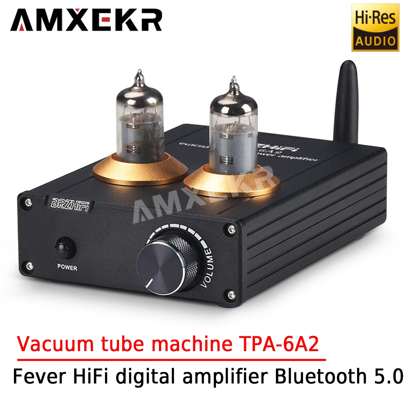 

AMXEKR вакуумная трубчатая машина TPA-6A2 Fever HiFi 50 Вт + 50 Вт Цифровой усилитель Bluetooth 5,0 маленький домашний динамик