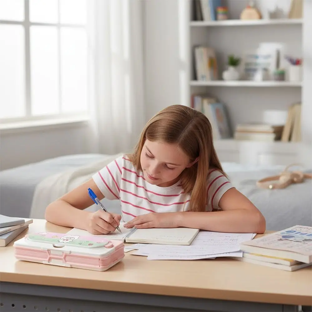 

Large Capacity Mechanical Pencil Case Double Layers Multi Functional Pen Case Pen Box Students Gift