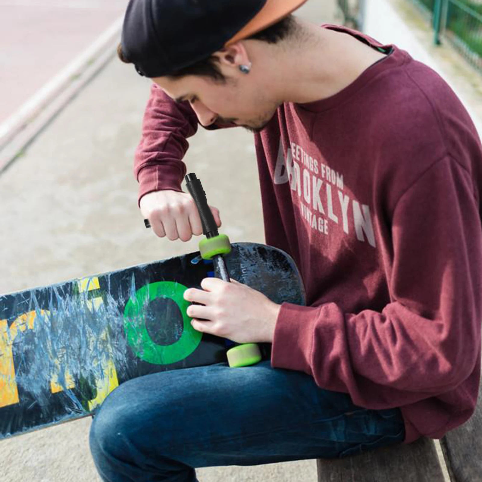 Skateboard T Skate High Quality Compact Skate Wrench Tightening Repair All in One Skateboard Accessories