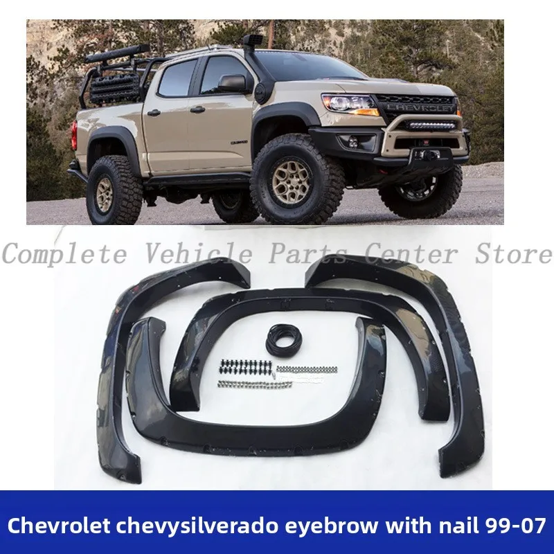 

High Quality Wheel Arch Fender Flares For Chevy Silverado Pickup Off Road 99 07 Wide Bolt On
