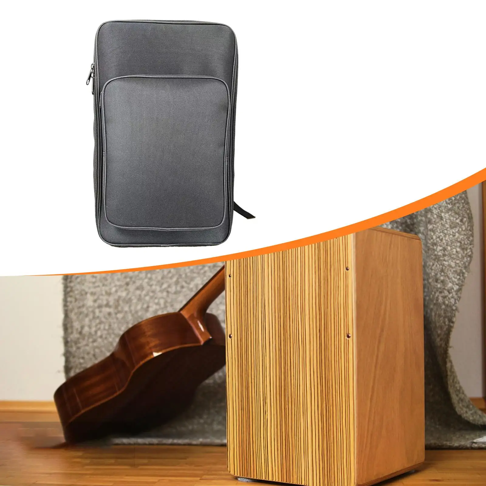 Borsa Zaino per strumenti musicali Oxford portatile resistente all'acqua per custodia da viaggio per batteria