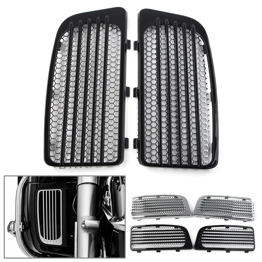 

Motorcycle Lower Fairing Radiator Screen Guard Grills Trim For Harley CVO Electra Road Glide Ultra Limited FLHTK FLHXSE FLTRU