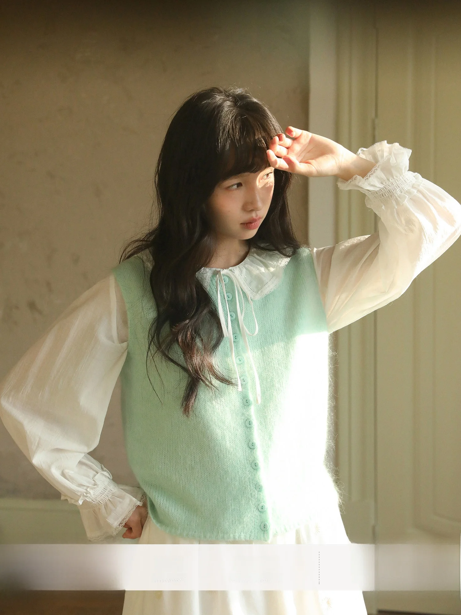 

Элегантный вязаный шерстяной жилет для женщин: модный весенний топ, розовый легкий кардиган с открытым передом, мягкий, прямого кроя, для повседневной носки