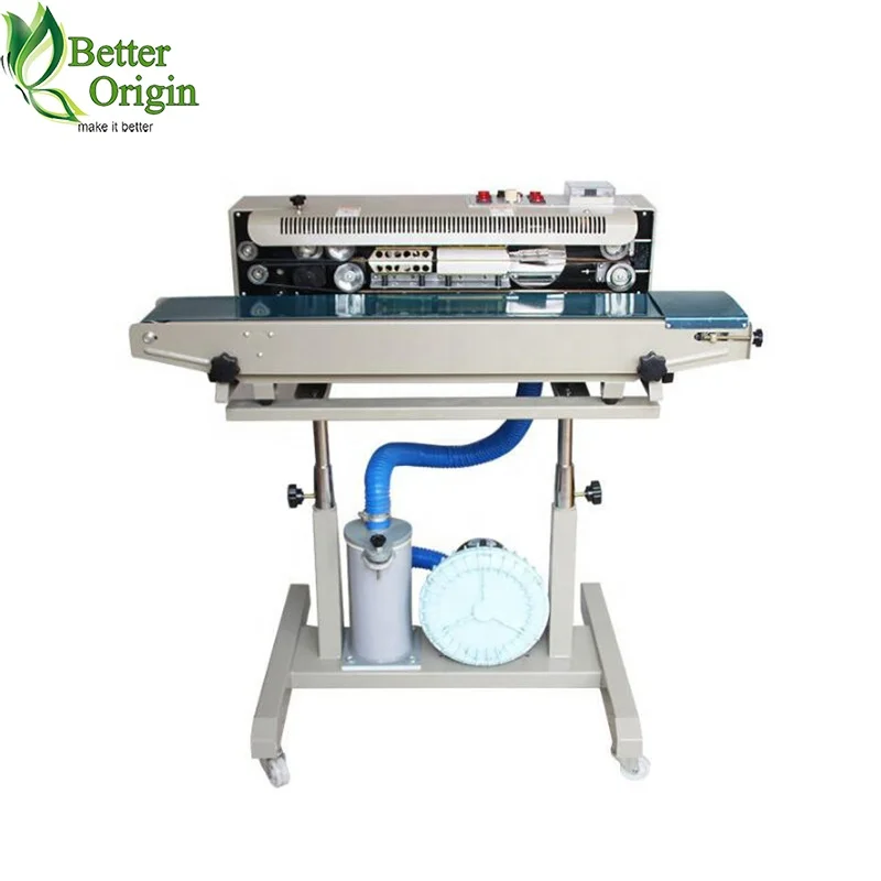 Gas Filling Continuous Band Sealer Continuous Bag Sealer Machine