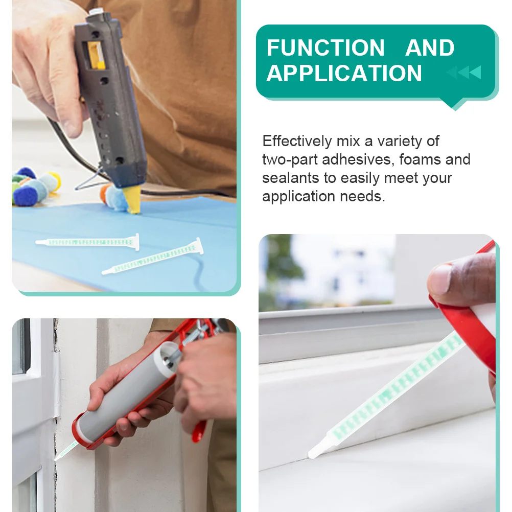 

30Pcs Epoxy Mixing Applicator Resin Mixer Tube Scientific Structure Tightly Connected Epoxy Mixing Tube