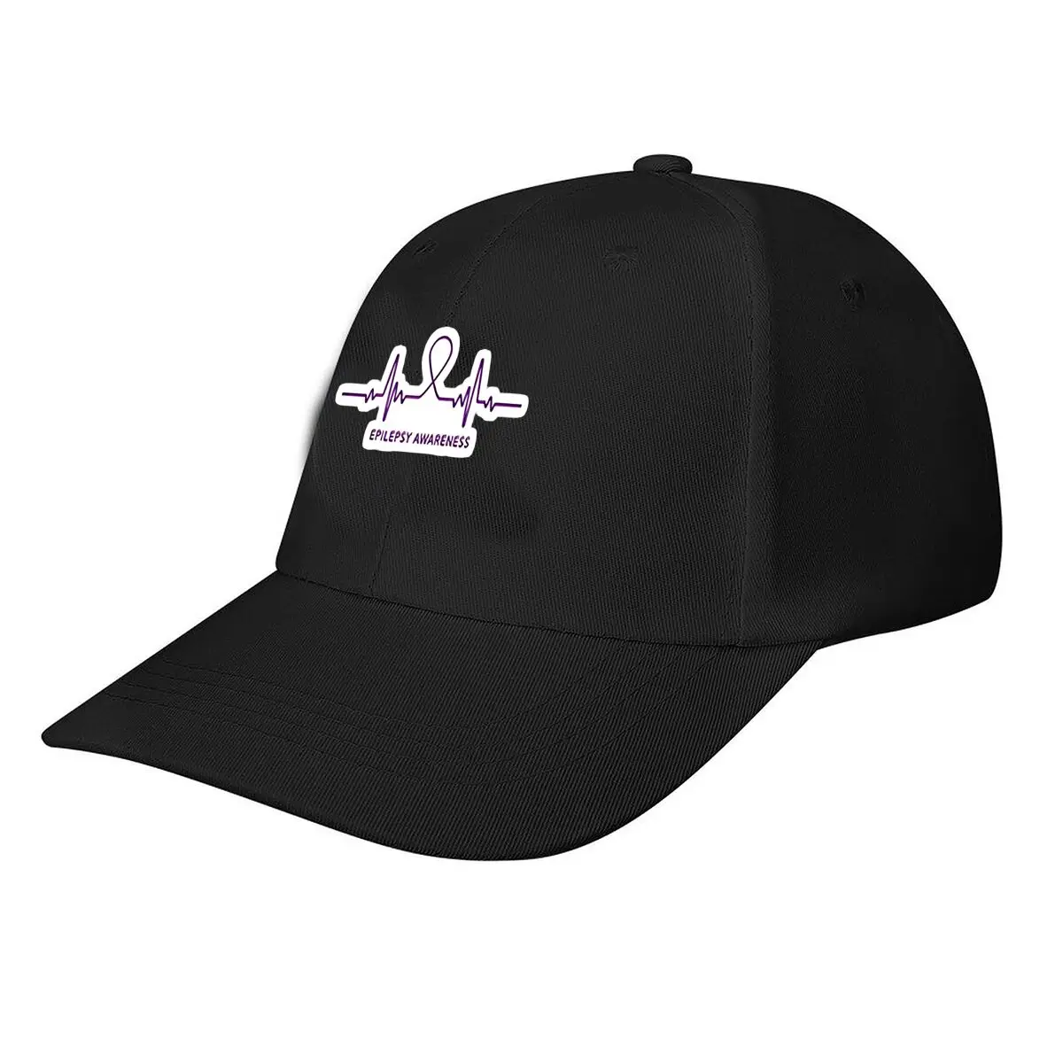 Epilepsy Awareness Purple Ribbon Baseball Cap Fashion Men Sunhat Women's Outdoor Sports