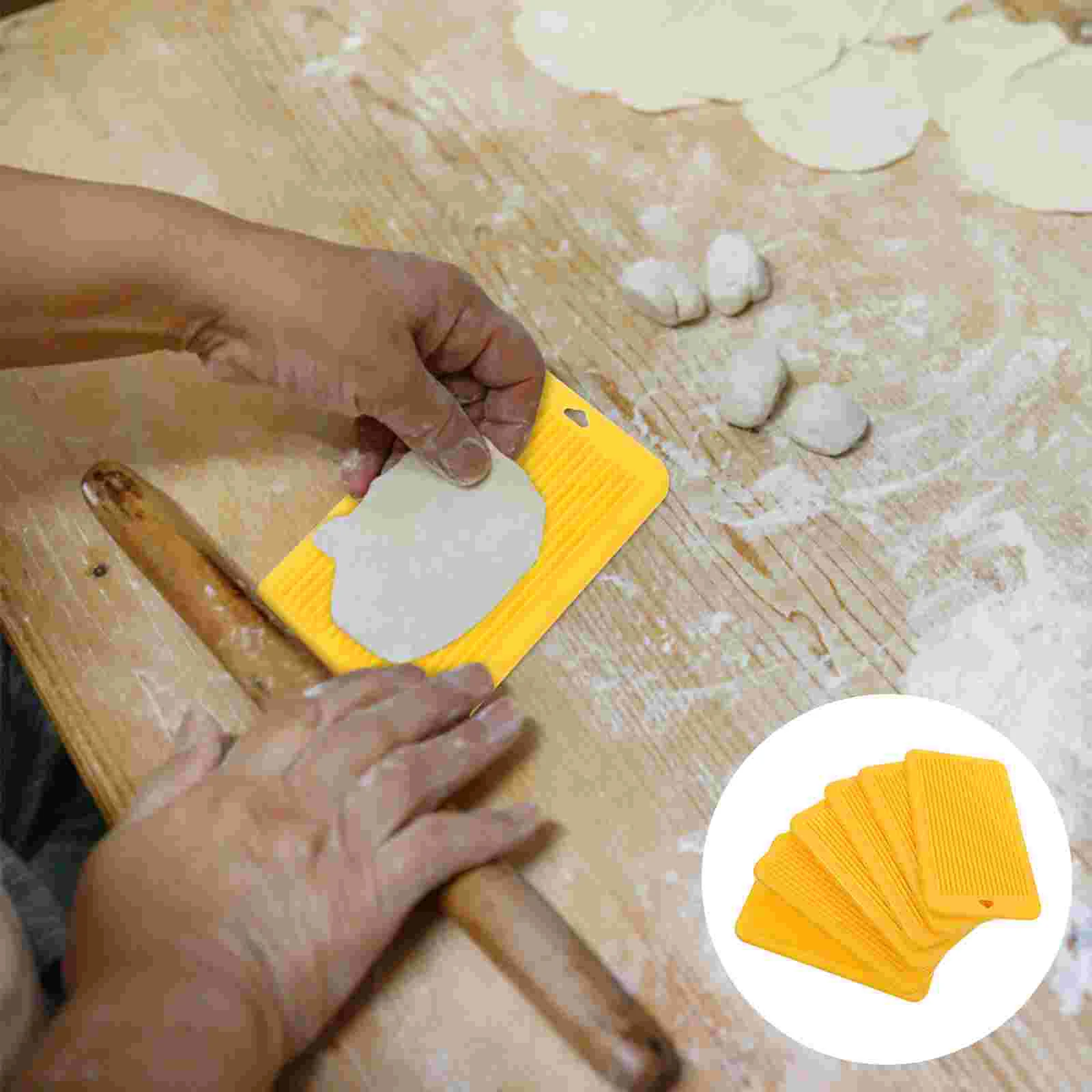 

6 Pcs Board ABS Plastic Pasta Maker Tools Lightweight Portable Housewarming Gift Baking Mold Rubbing Board