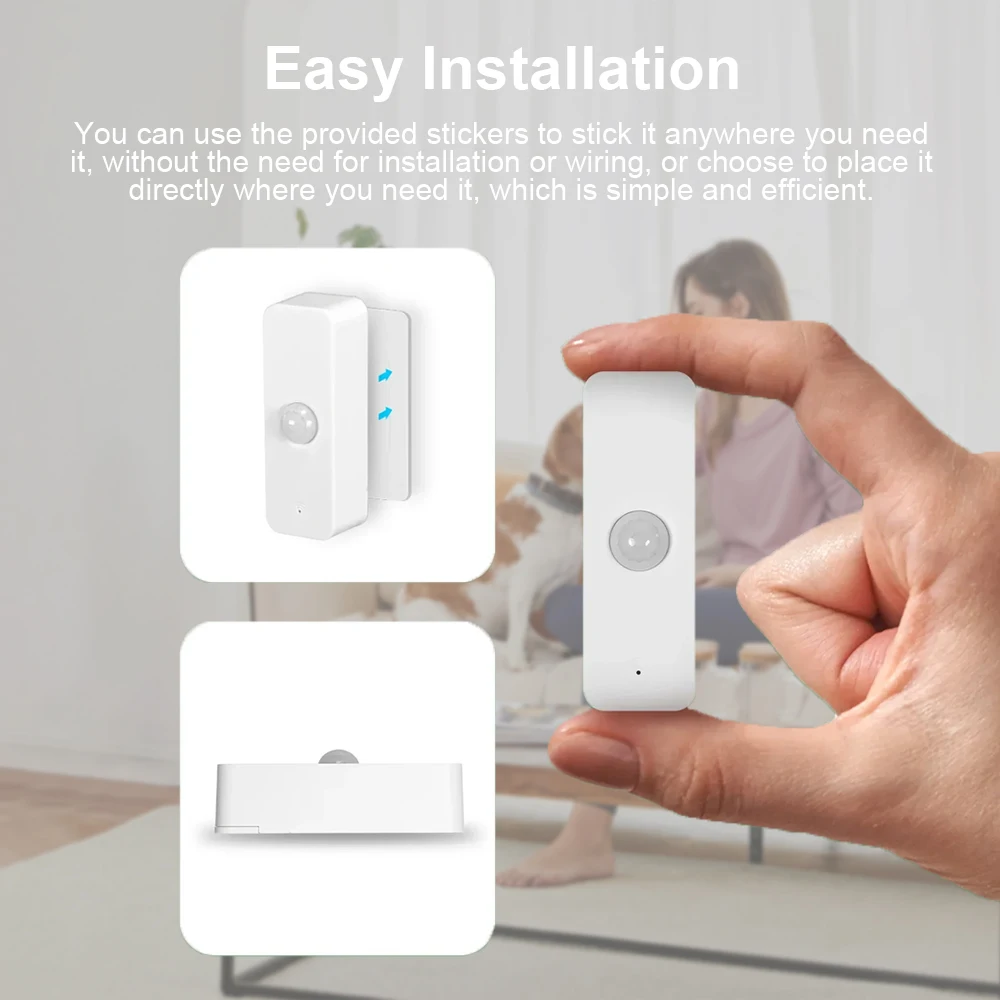 

Tuya WiFi /Zigbee PIR Motion Sensor Smart Home Human Body Infrared Detector Security Smart Life Works With Alexa Google Home