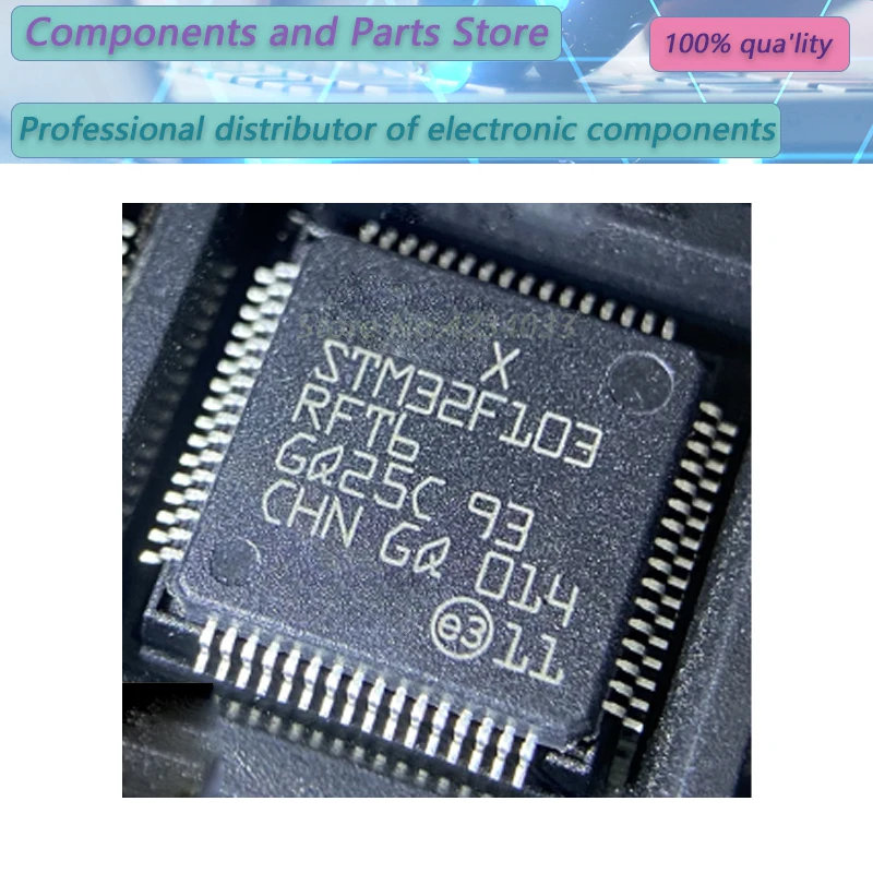 10PCS  STM32F103RFT6  STM32F103RFT  STM32F103R  LQFP64  new100%  STM32  F103RFT6