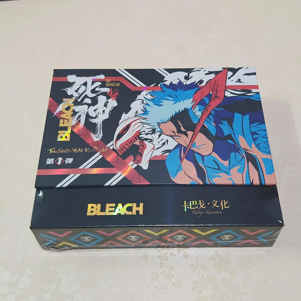 Juego completo de Cartas coleccionables de Bleach, colección Original de personajes de Anime, caja de Cartas de juegos, regalo de cumpleaños para