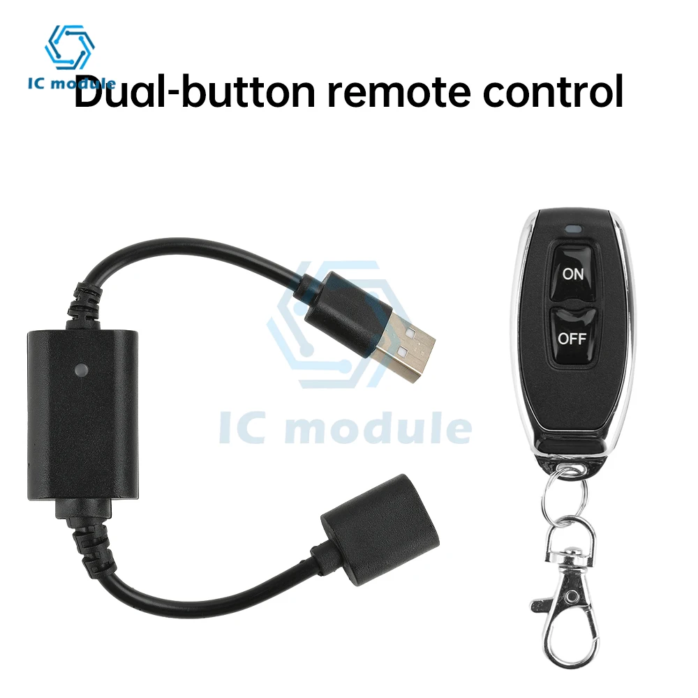 DC 5V 433Mhz USB Nirkabel RF Sakelar Remote Control Driver Lampu USB Pengisi Daya Baterai Kipas Kontrol Adaptor Daya Seluler