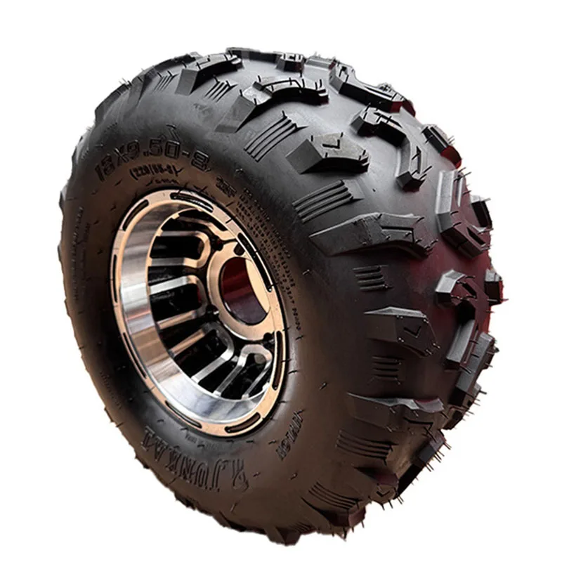 Front 19x7-8, rear 18x9.5-8 Highway Tire Wear-resistant Wheel Tires ATV Kart Auto Parts 8 inch ATV Tires