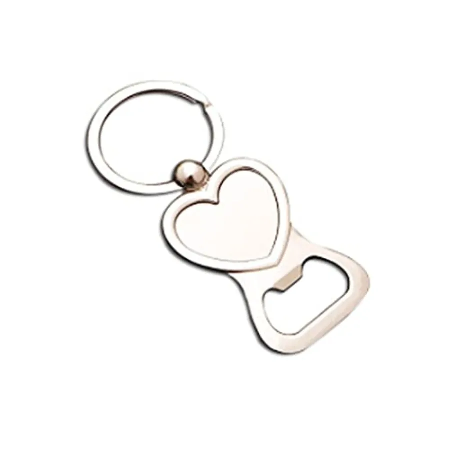 

Portable Beer Bottle Opener Keychain Stainless Steel Keyring for Men Women Outdoor Party Travel s Silver
