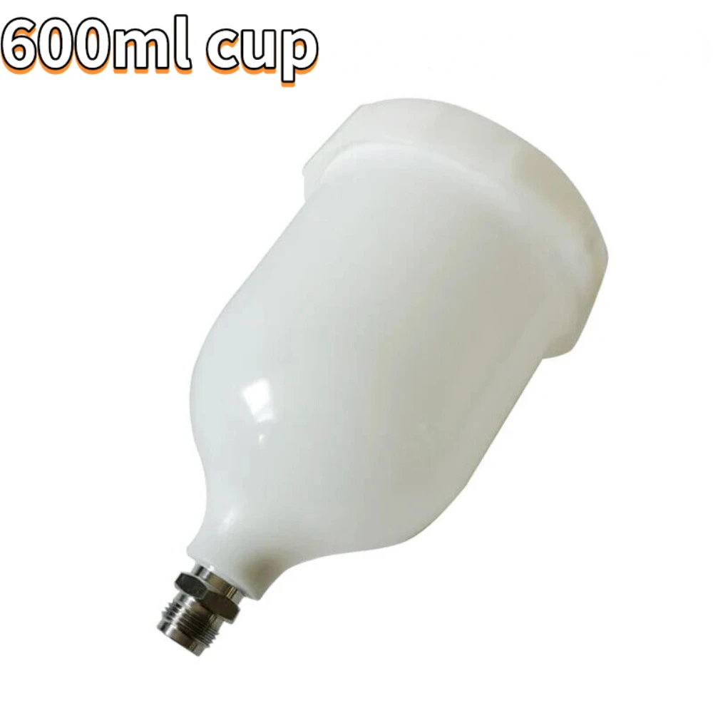 600ml Plastic cup For Devilbiss Spray Gun Pot Car Paint Gun Paint Can Upper Pot