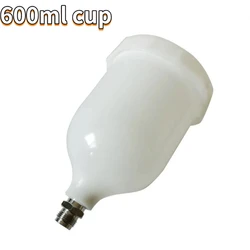 600ml Plastic cup For Devilbiss Spray Gun Pot Car Paint Gun Paint Can Upper Pot