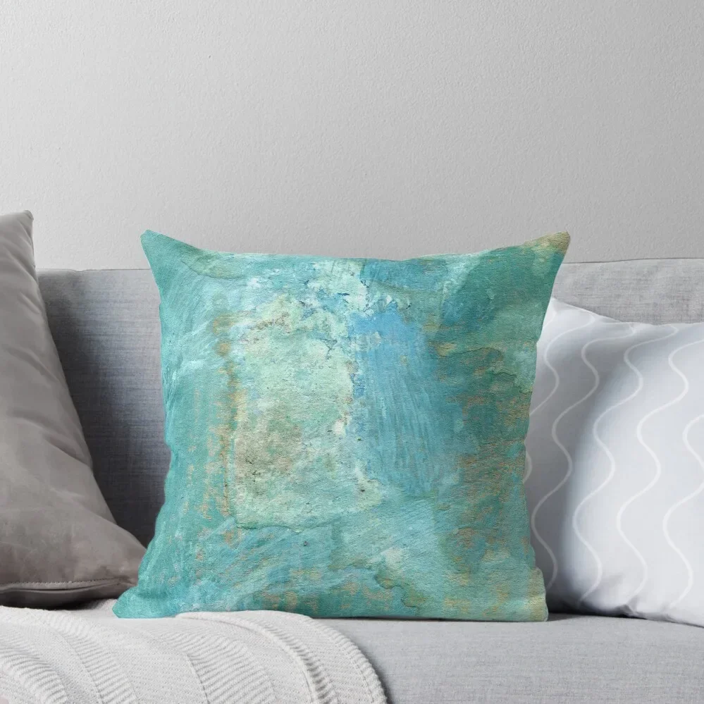 

Paint Turquoise Throw Pillow Luxury Pillow Case Cusions Cover Pillow