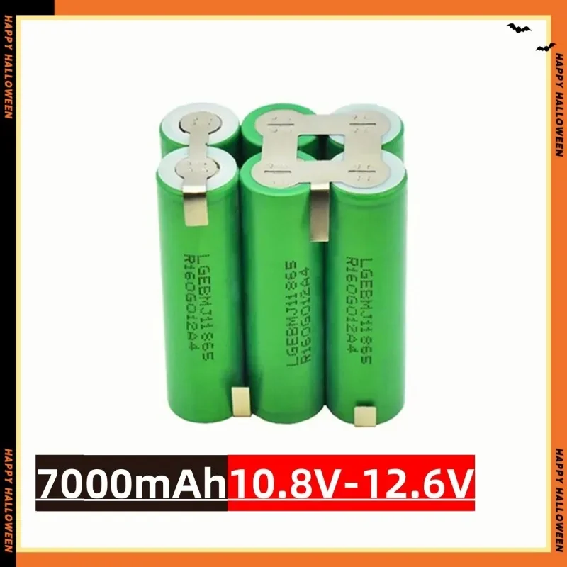 Originální baterie 18650 MJ1 3500 mAh 20 A vybíjecí proud 3S 4S 5S 6S 7,4 V 12,6 V 14,8 V 18 V 25,2 V šroubováková baterie - náhled 4