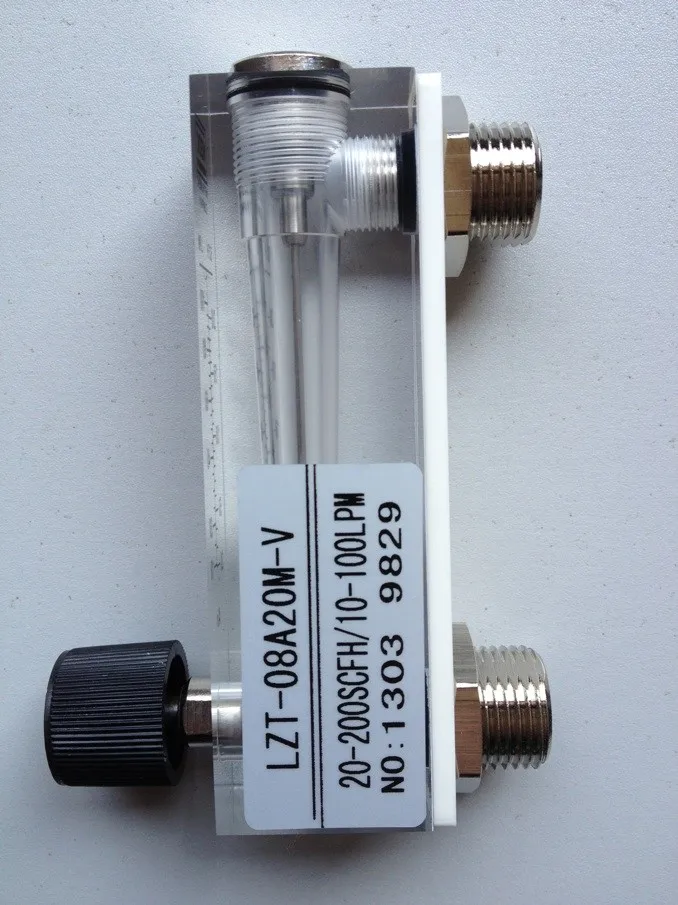 LZT-08A20M-V panel type valve flow meter NBDC flowmeter 10-100LPM